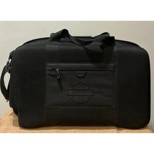 Harley-Davidson Black Hard Motorcycle Saddlebag